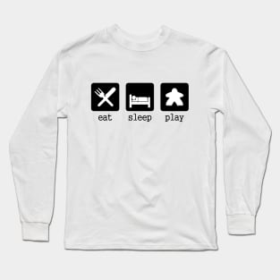 Eat, sleep, play Long Sleeve T-Shirt